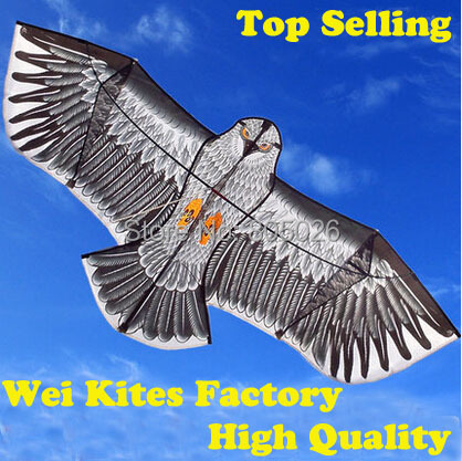 Free Shipping with100m handle Line Outdoor Fun Sports 1 6m Eagle Kite high quality flying higher