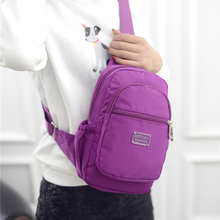 Super-light Women’s Nylon Sling Chest Bag Shoulder Bag Outdoor Hiking Bicycle 2016NewColourful waterproof