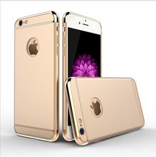 Superior Deluxe Plating Case For iphone 6 4.7-5.5 inch fashion Mobile Phone Tough Back Cover For iPhone 6s 6 Plus wholesale DHL