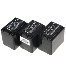3Pcs 3 6V 4000mAh VW VBK360 VW VBK360 VWVBK360 Rechargeable Camera Battery ForPANASONIC TM90 SD90