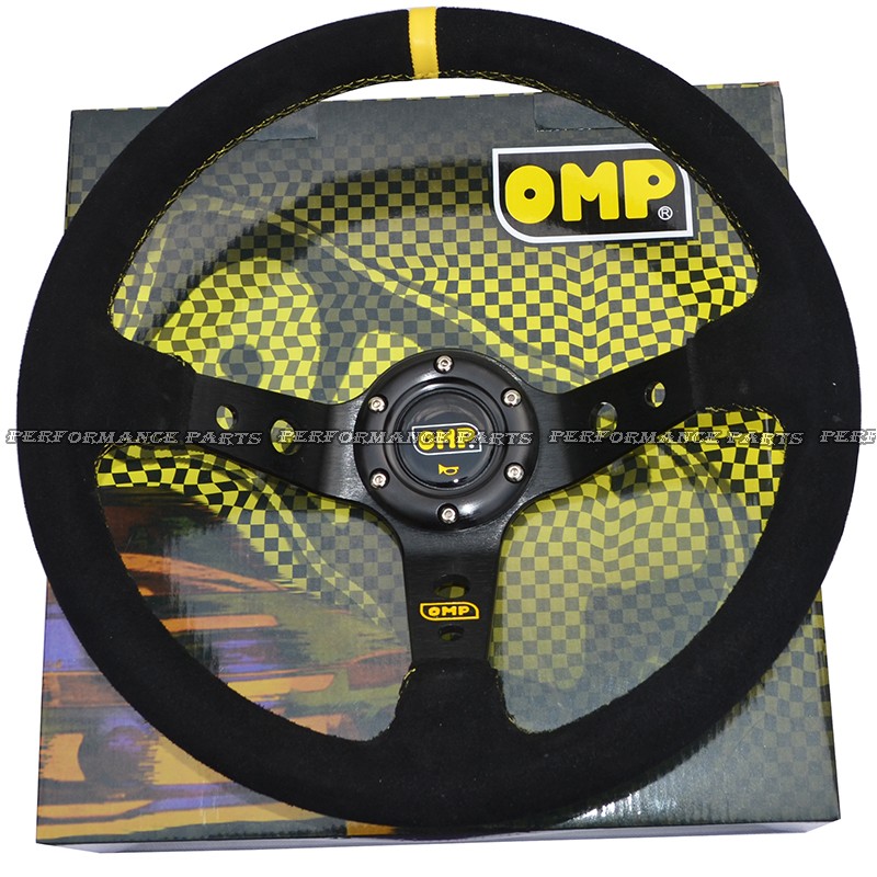 OMP suede leather car steering wheel (1)