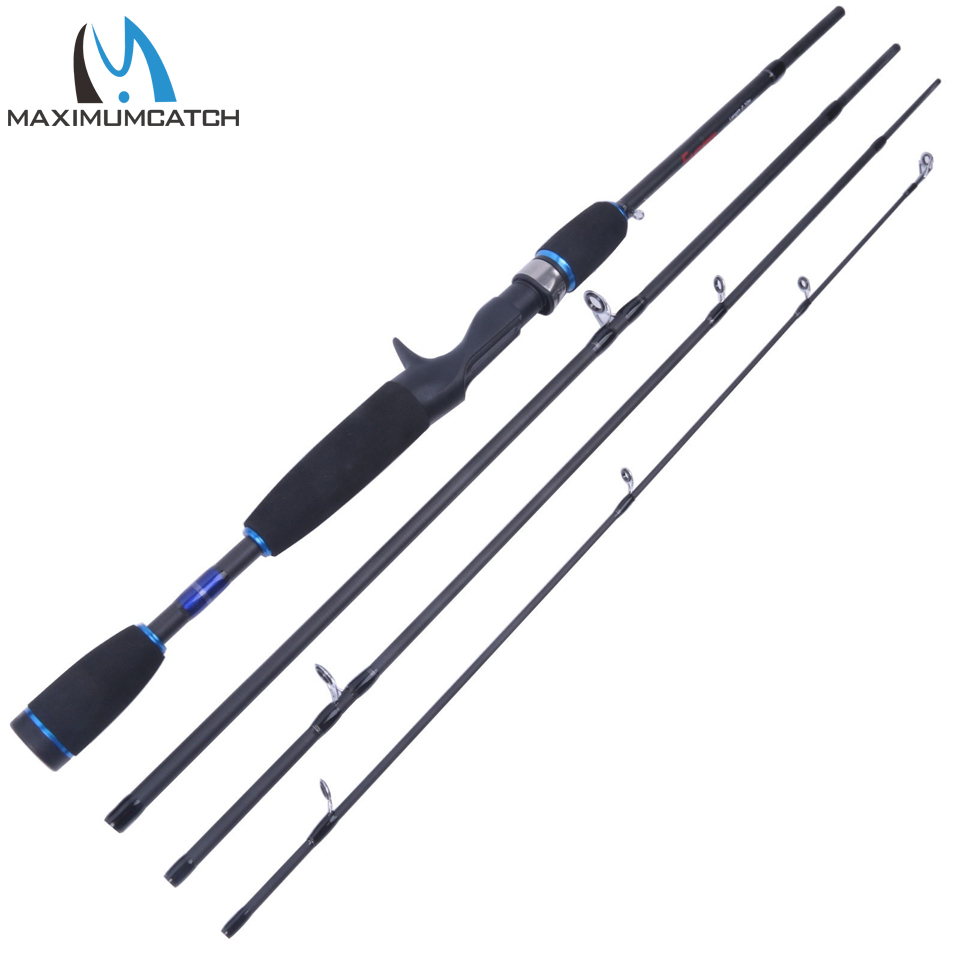 Maximumcatch 2.1M 6.9' Carbon Baitcasting Fishing Rod Portable Travel Fishing Rod Casting Rod