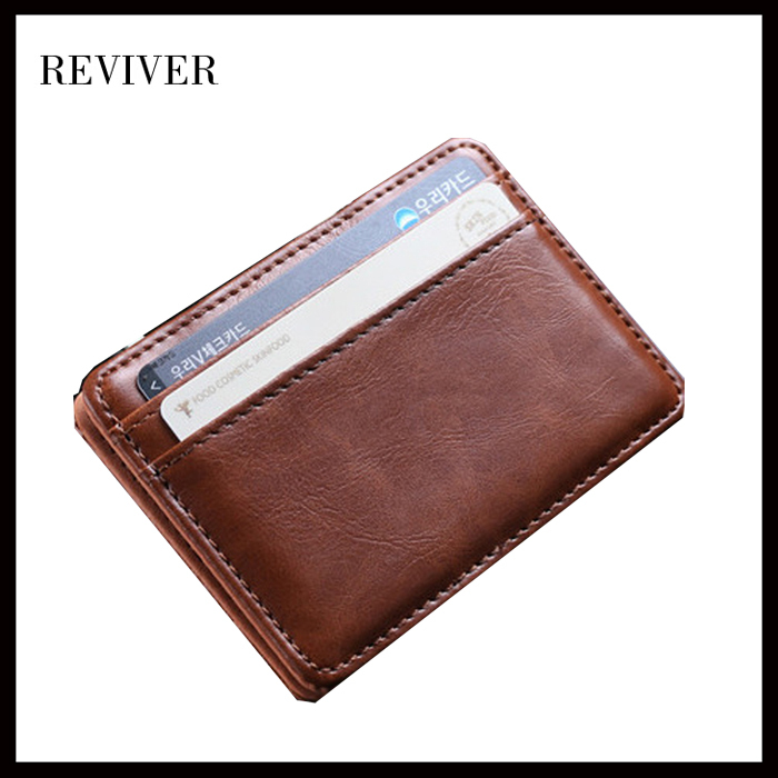 New Arrival 2015 Magic Wallet Men Wallet; Purses Genuine Leather Wallet Money Clip Man Purse Short Porte Monnaie Billeteras