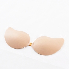 Women Self Adhesive Push Up Strapless Silicone Invisible Bras Breathable ABCD