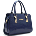 Stylish Patent Leather Women Bag Luxury Crocodile print Leather Handbag Ladies Classy Fashion Ladies Crossbody Bag