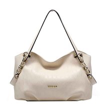 FOXER Fashion Brand Women Bag Top Quality Genuine Leather Handbags Pleated Zipper Women Shoulder bags
