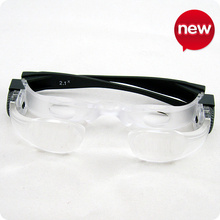 New 2.1X screen magnifier MaxTV ajustable gafas lupa gafas binoculares 8105 w / Hard Case para viendo la televisión / importante el envío gratis