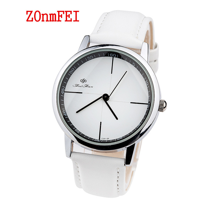 High quality Quartz Leather Wrist Bracelet Fashion Women Watch Ladies Wristwatch men casual watch FP002