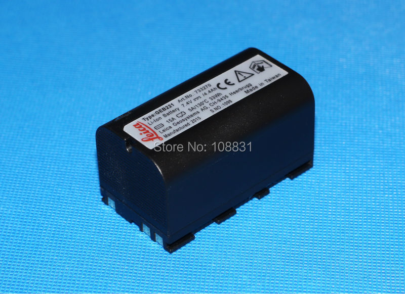 Brand New GEB221 Battery For leica TPS/TCA 400,700,800,1100,1200,TS02/06/09 Total Stations and GPS1200/1230,7.4V 4400mAh