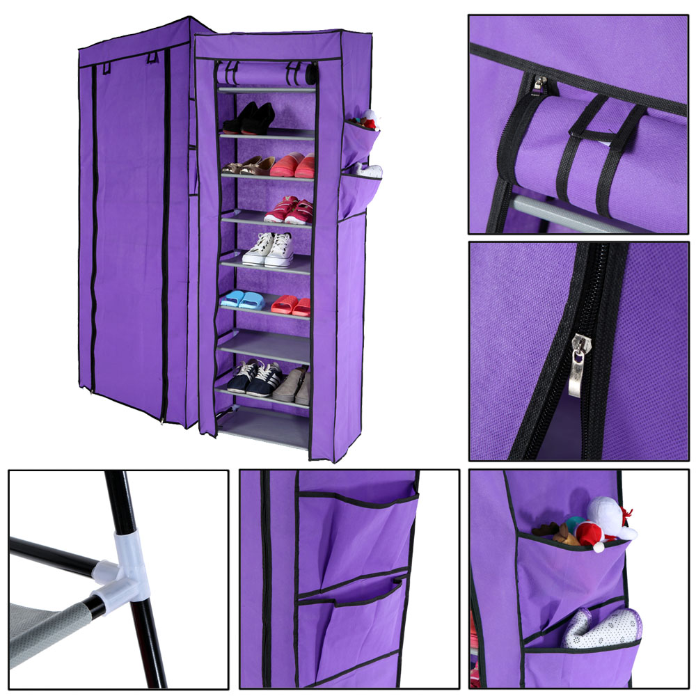 dust proof multi function 10 tier shoe cabinet storage racks purple lazada malaysia dust proof multi function 10 tier shoe cabinet storage racks purple lazada malaysia