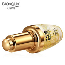 Skin Care Pure 24K Gold Essence Day Cream Anti Wrinkle Face Anti Aging Collagen Whitening Moisturizing