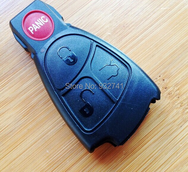 Mercedes Benz 3 1 buttons smart key case With battery clip with key tablets(14).jpg