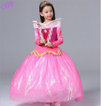 2016 Elsa Dress Girls Costumes For kids Snow Queen Cospaly Dresses Princess Anna Dress Children Party