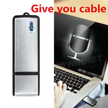 2 in 1 Mini 8GB USB Pen Flash Drive Disk Digital Audio Voice Recorder 70 Hours mini Recording Dictaphone