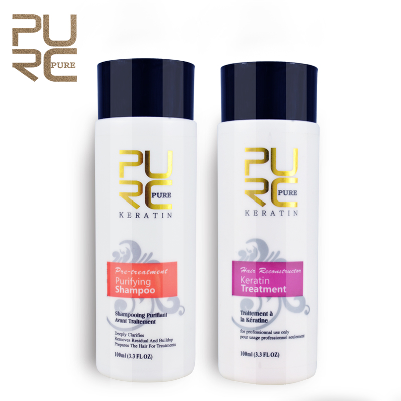 keretin font b hair b font treatment 100ml and purifying shampoo and 10ml argan oil best