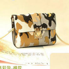 17*12.5CM mini Fashion camouflage mobile Phone bag for Iphone 6/6s women messenger bags crossbody bag
