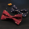 New Arrival Polyester Men s Bow Tie Gravata Classic Striped Tie Bowtie Leisure Business Shirts Bowknot