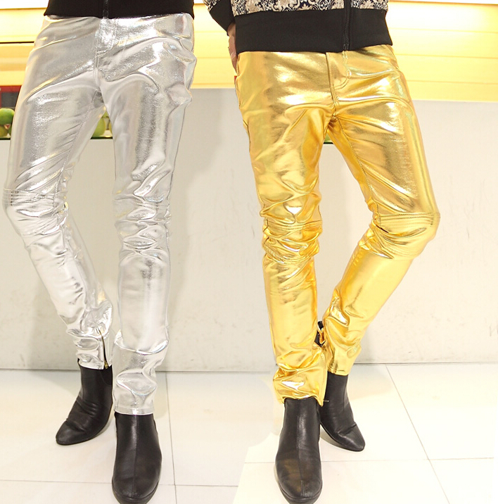 black and gold trousers