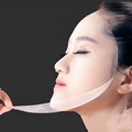 120pcs pack Natural Silk mask paper Skin Face Care DIY Facial Paper Cotton Invisible Mask For