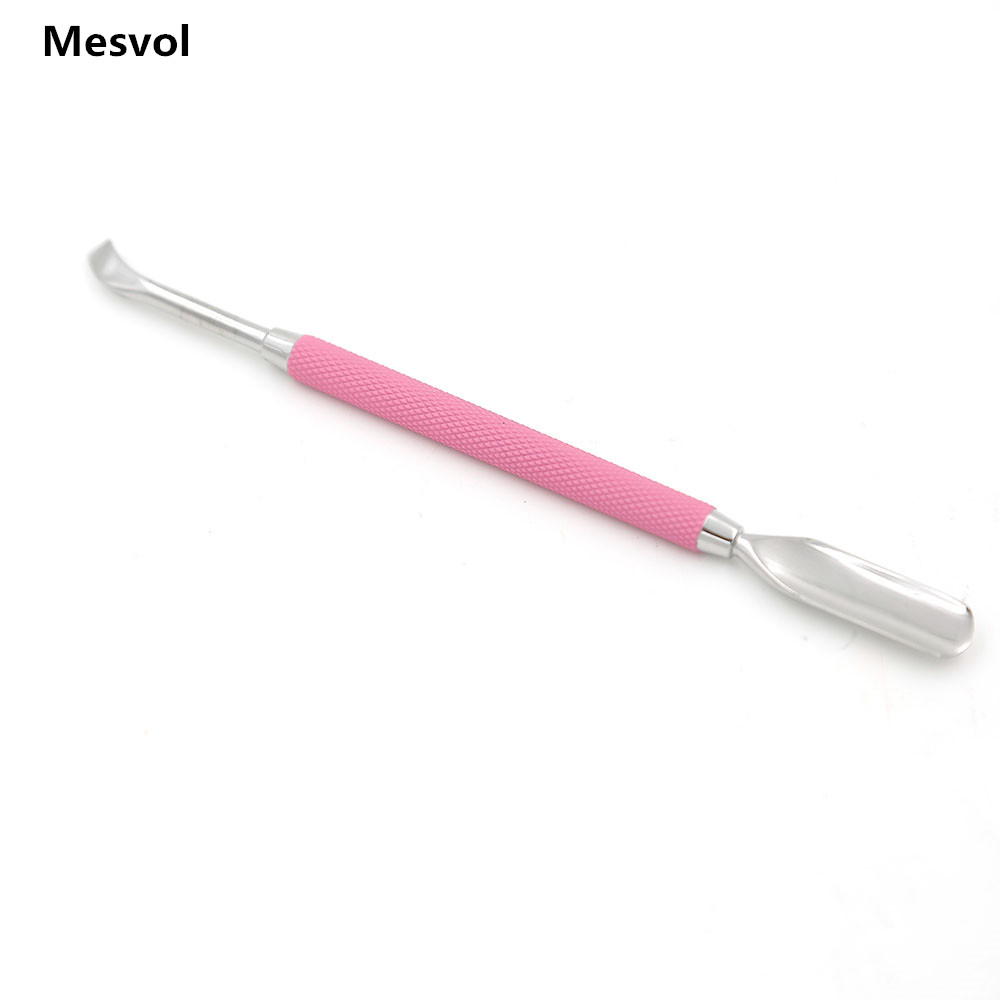 Nail Tools Cuticle Pusher Pink Painting professional Spoon