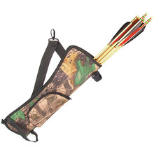 Brand New New Arrival Camo Archery Hunting Bow ARROW BACK SIDE QUIVER Holder Bag Zipper