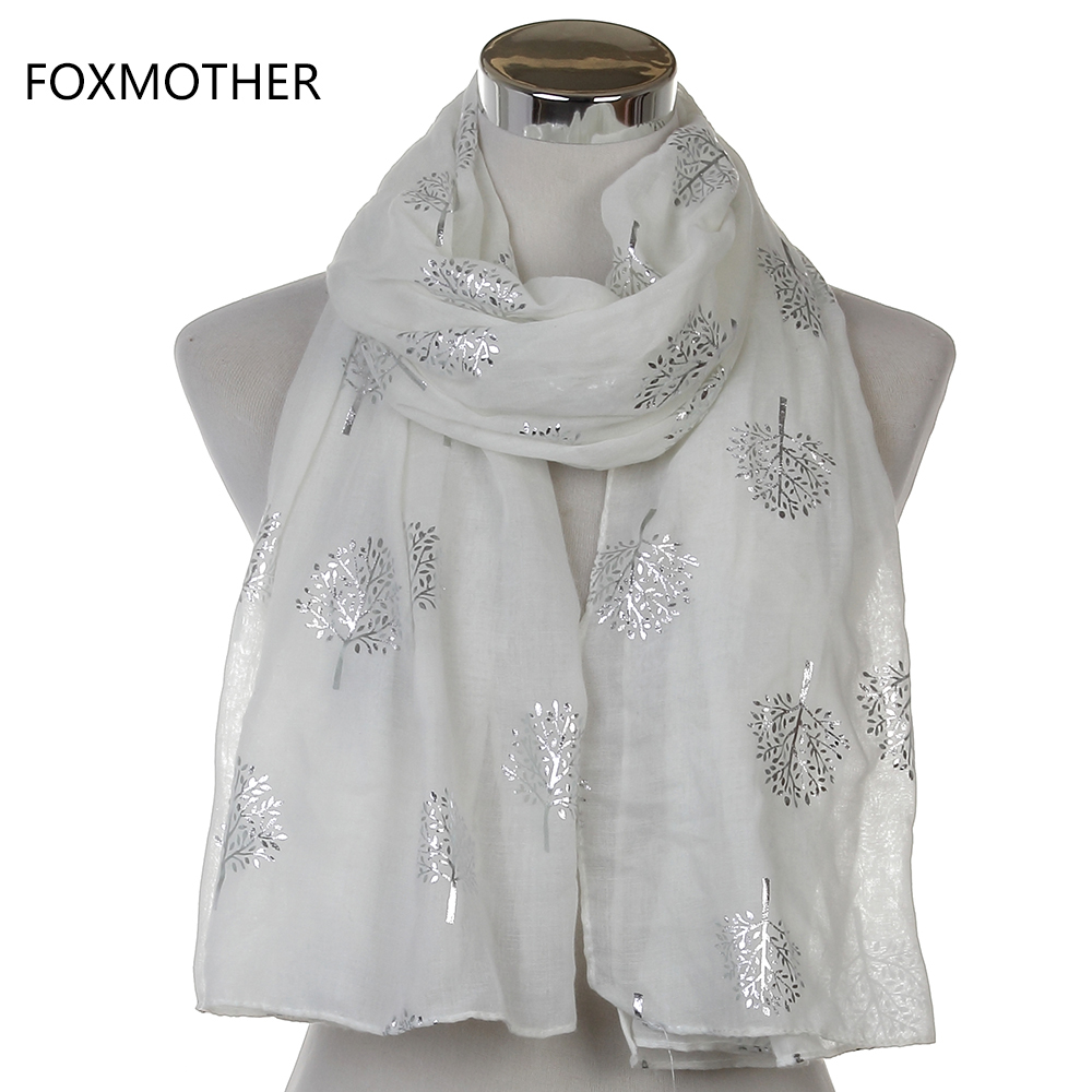 Grey ombré scarf with pink stars scarves shawl wrap ladies present gift