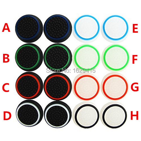 IVY QUEEN 100 pcs Analog Controller Joystick Thumb Stick Grip Thumbstick Cap Cover Case for PS4 PS3 for Xbox one Control