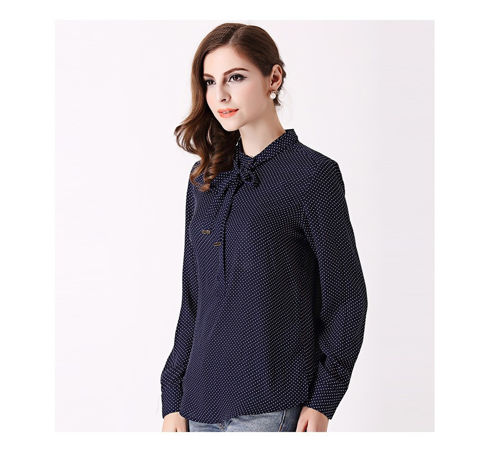 women long sleeve blue blouses (7)