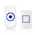 White Color Digital Wireless Doorbell 100M Remote Control Door Bell for 1 Door 110V 220V US