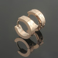 three colors earring brand rose gold plated earring for women and men