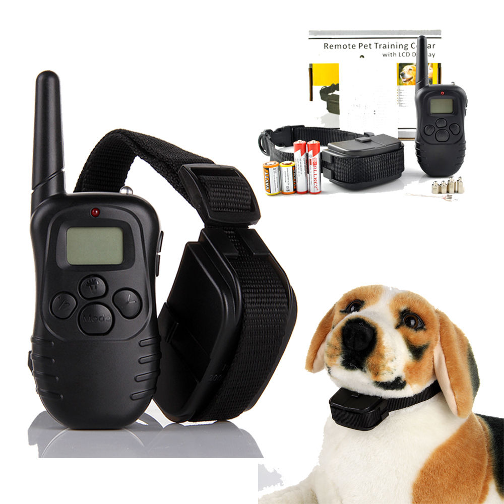 300 Meters Remote Pet Dog Training Collar Electric Anti ...