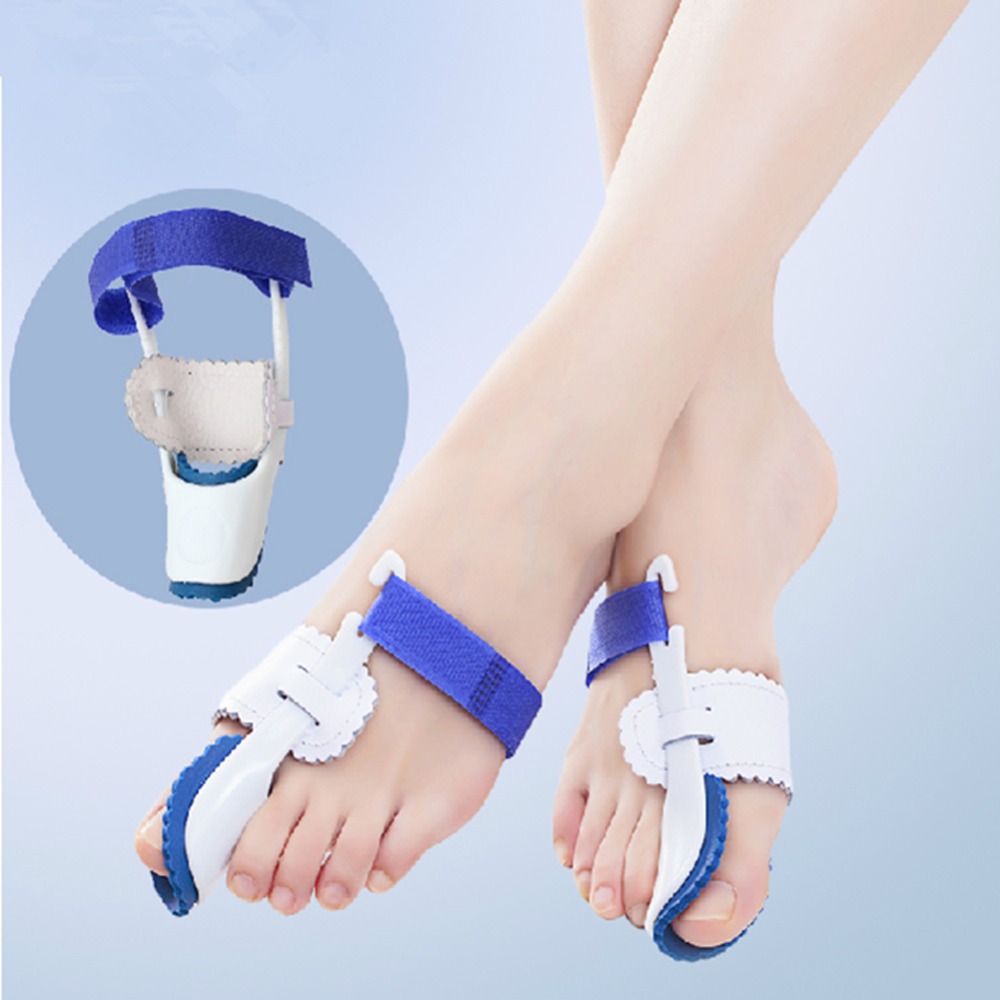 Free Shipping Hot Sale 1Pair Foot Care Tool Bunion Splint Great Toe Straightener Foot Pain Relief