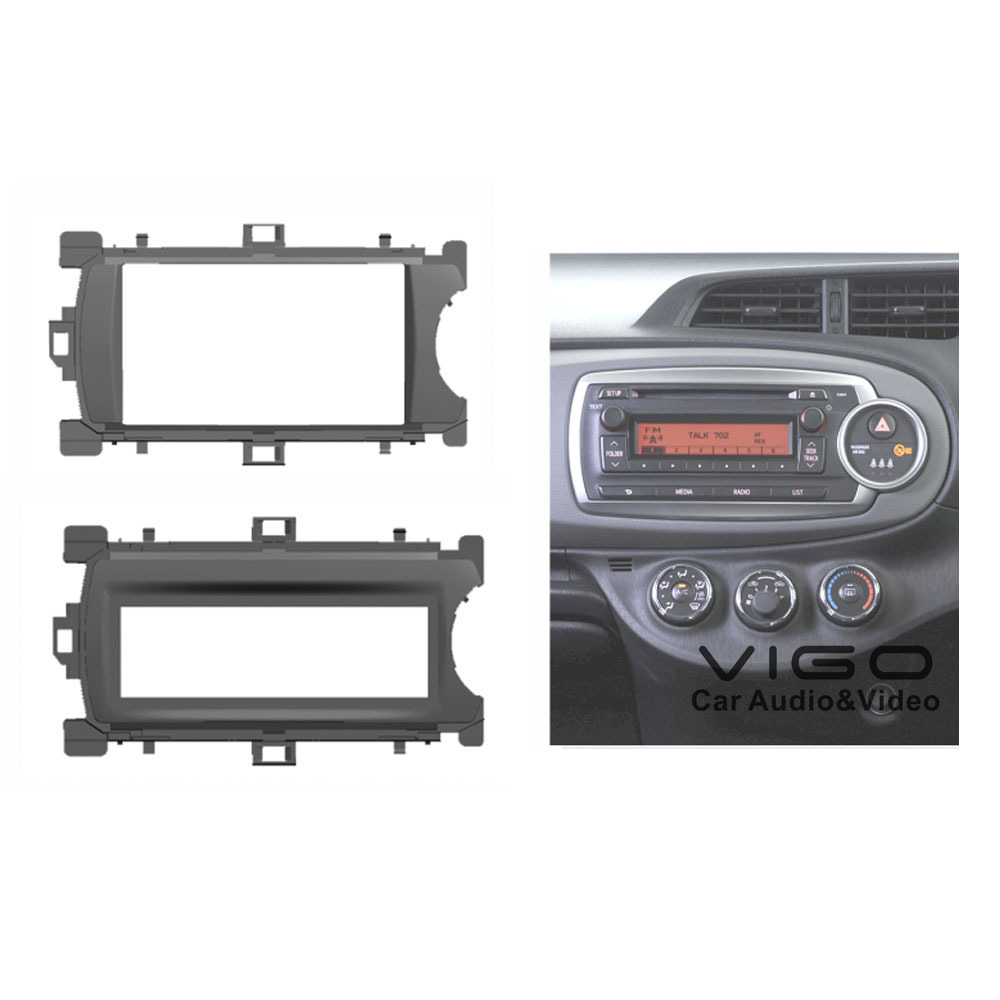 fitting aftermarket stereo toyota yaris #2