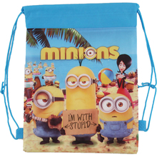 Children School Bags Despicable Me&Minions Kids Cartoon Drawstring Bag Mochila Infantil For Gift&Bag