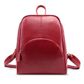 New 2016 Women Fashion Backpack Casual Genuine Leather Backpack 5 Colors School Bags For Teenagers Girls