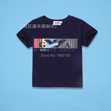 2016 summer fashion luxury brand designed baby boys and girls short-sleeved t-shirt cotton tops high quality children’s clothing