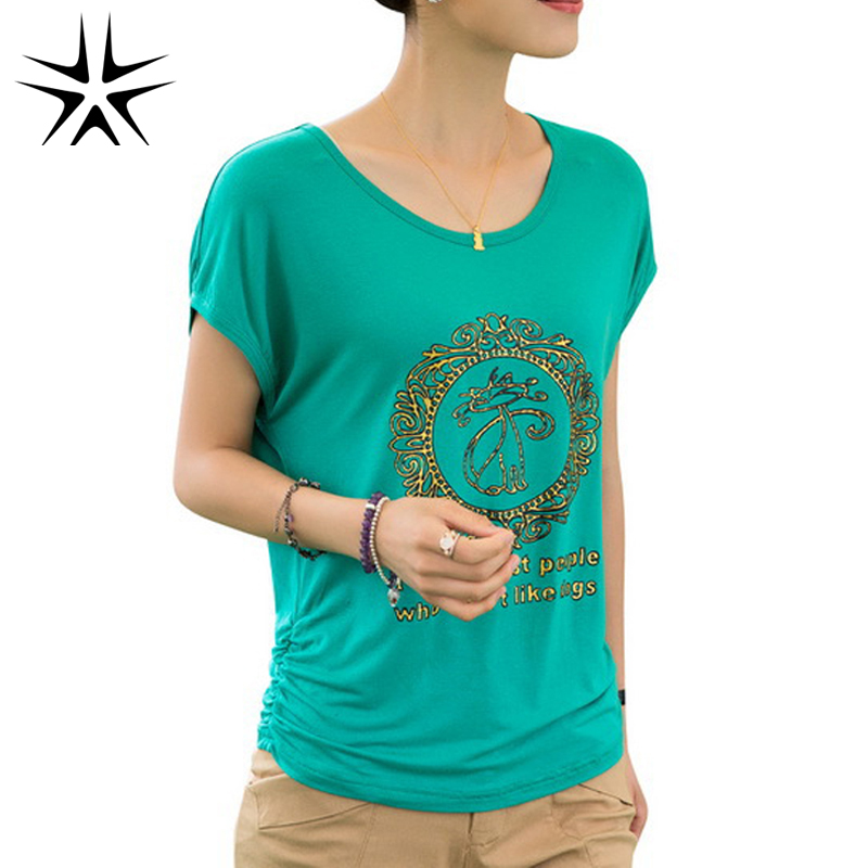Good Design Lady Summer T shirt Ice Cotton Tees Big Size L 4XL Short
