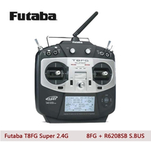 Futaba T8FG Super FASST 14-Channel 2.4GHz Transmitter + R6208SB Receiver (without battery) For Helicopter or Alrplane