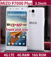 Unlocked Cell Phones MIZO P7000 4G LTE FDD MTK6732 MTK 6732 Quad Core 5.5 Celular Android 5.0 Smartphone Mobile Fingerprint Lock