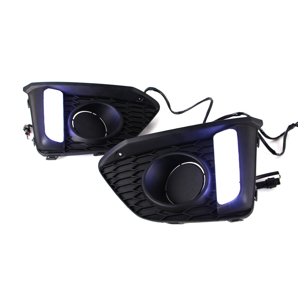 Car DRL Kit For HONDA FIT 2014 2015 Daytime Running Light Bar Fog Lamp