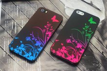 New  Classic Butterfly Gradient Hard Plastic Back Cover Case for iphone 4 4S