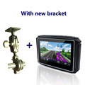 Latest 4 3 waterproof motorcycle gps navigation with 8G flash High Light Screen IPX7 Bluetooth