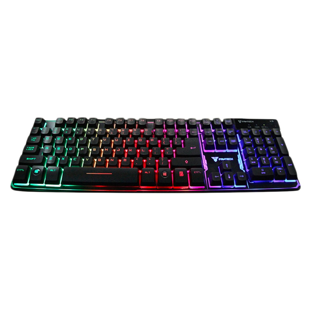 computer keyboard keys light up