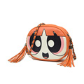 Lovely Cartoon Small Round Bag Fashion Girl Print Women Casual All match Chain Shoulder Bag Mini
