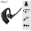 V8 Voyager Legend Bluetooth Headset Wireless Earphone V4 1 Ear Hook Voice Control Support 2 Cell