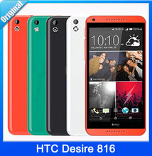 Original Unlocked HTC Desire 816 Mobile Phone Quad Core Dual SIM Cards 13MP Camera 5.5″ Touch Screen Refurbished Free Shipping