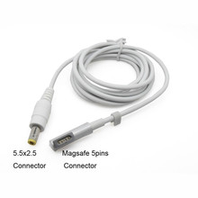 High Quality DC 5.5×2.5mm Male Connector DC to MagSafe Charging Cable For Apple Macbook Air Pro Power Adapter L-Tip 45W 60W 85W