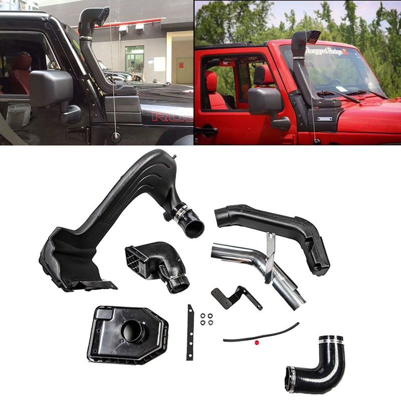 Jeep Wrangler Snorkel No Cutting