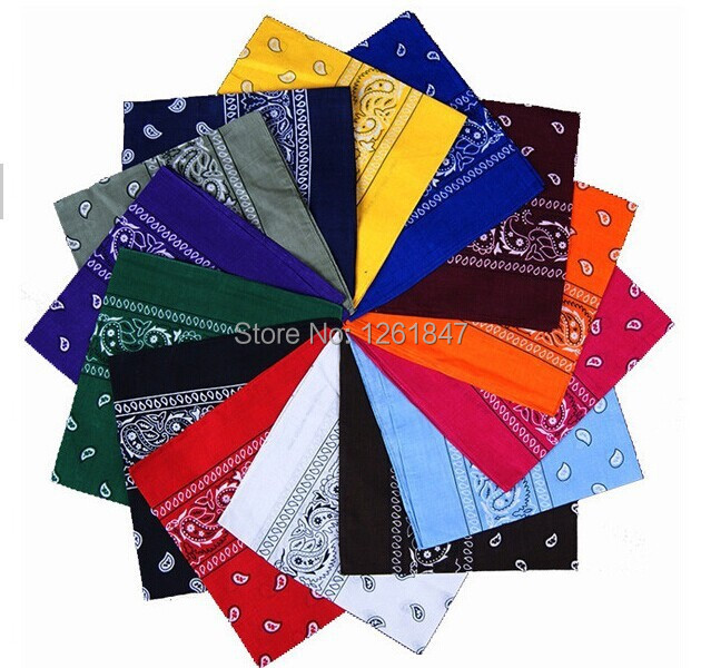 hip hop bandanas for Male female men women head scarf Scarves multi colour style Wristband 2014