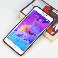 Stand Holder Case Capas para For Samsung Galaxy Note 4 N9100 Luxury TPU Soft Frosted Cover